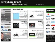 Tablet Screenshot of draytoncroft.com